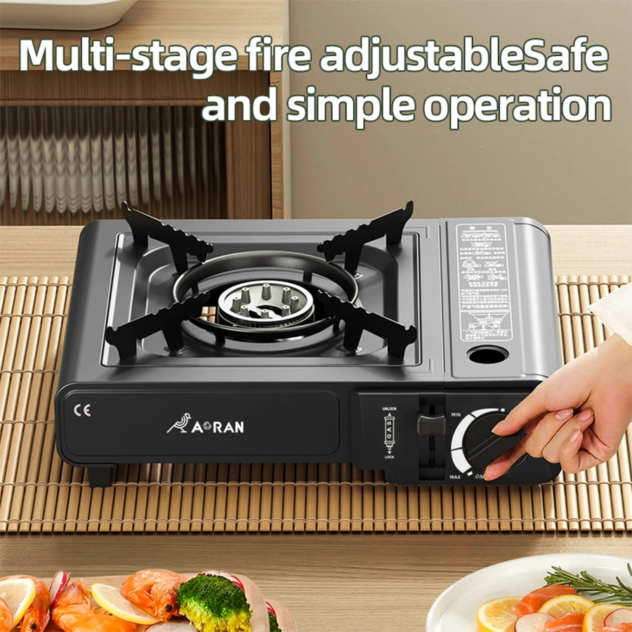 Outdoor Portable Card Stove, Gas Stove, Suitable For Camping, picnicking