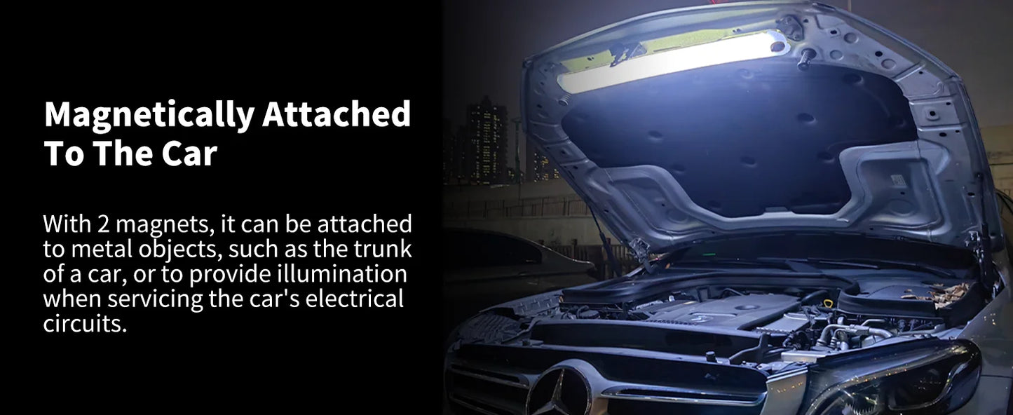 Rechargeable Portable Camping Strong Light Waterproof 2000 mAh Tent Lamp Spotlight Repair Lighting