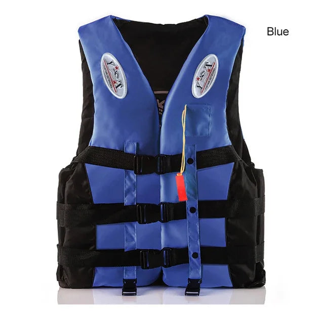 Adult Children Life Jacket High Quality Safety Vest Polyester Swimming Boating Surfing Sailing
