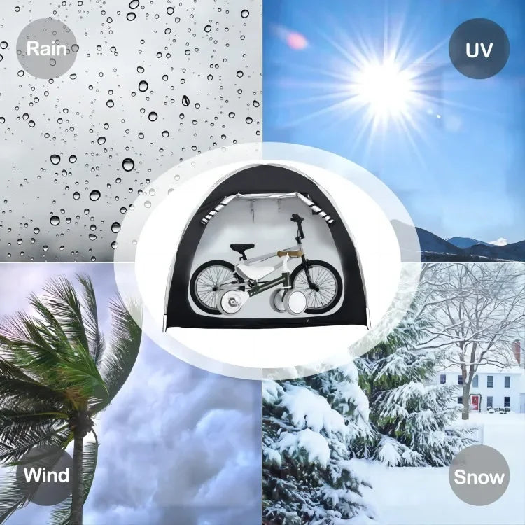 Outdoor Storage Bicycle Shelds,Foldable Portable, Waterproof Foldable Bicycle Protective Gear