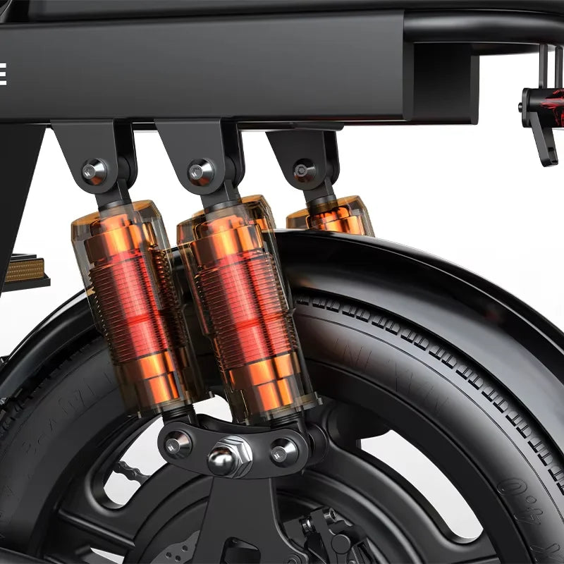 Ebike G16 1000W motor 48V 20AH battery, shock absorption, fold, 16 inch tires, urban commuting