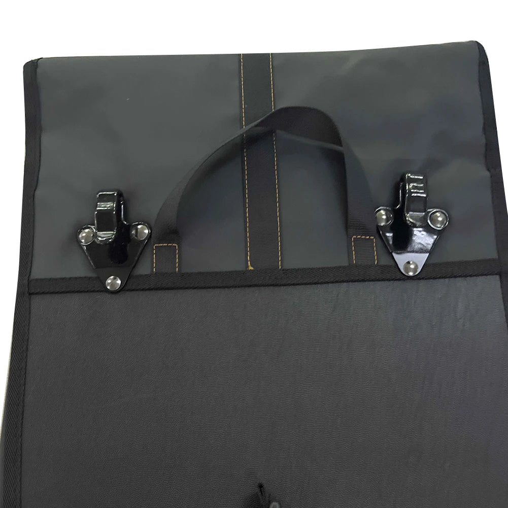 Bicycle Rear Seat Bag Large Capacity, Waterproof Bike Rack Tail Bag with Handle MTB
