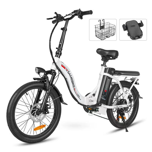 E-bike CY20 350W Motor 36V12AH Removable Battery ,Folding Range 40km 20-inch Tire City Road