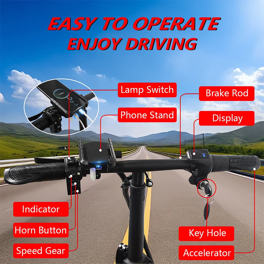14 Inch Foldable E-Bicycle 400W Motor 48V 15AH Adult MiniSuitable for City Commuting Travel