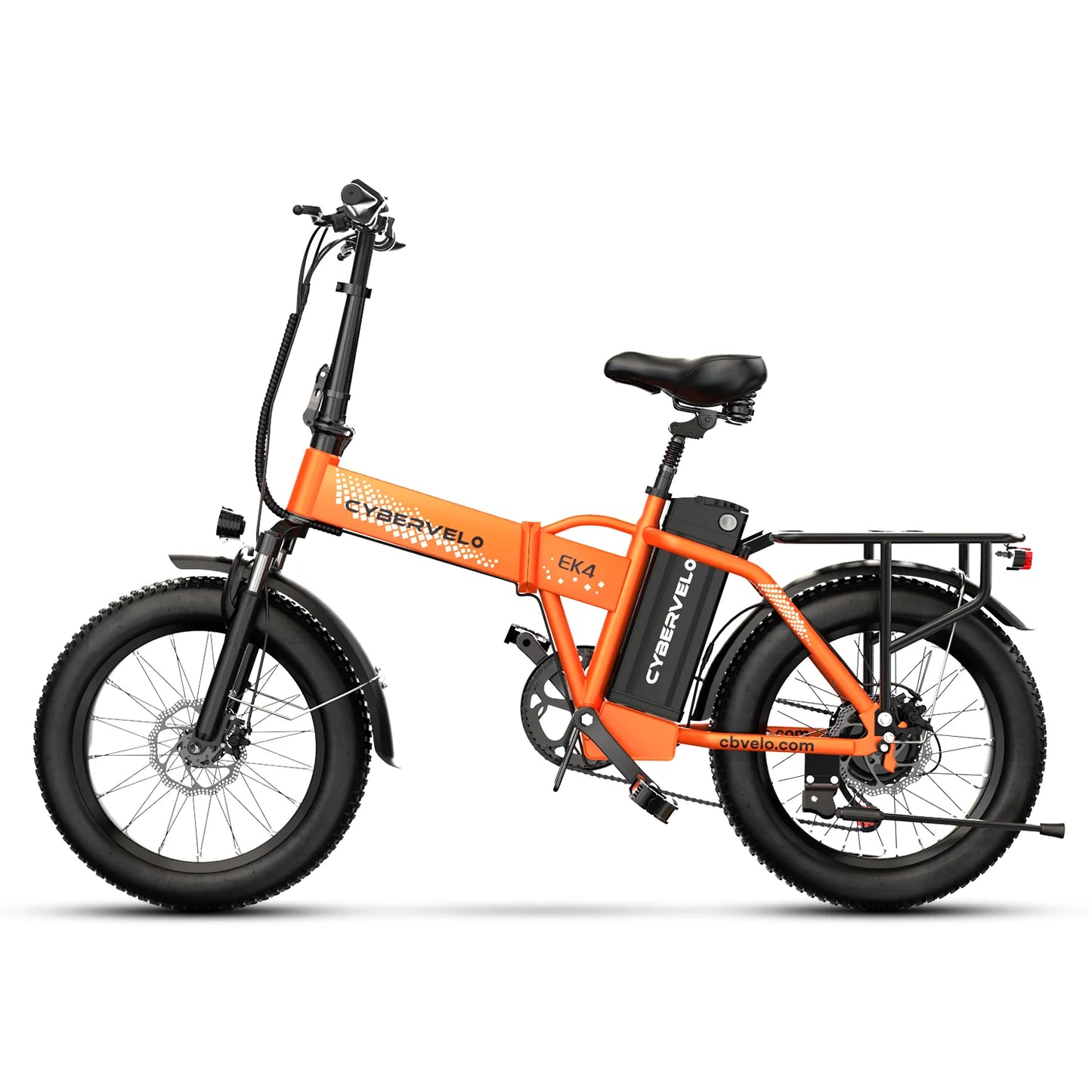 1000W Folding E-Bike, 48V 20AH Large Removable Battery, 30+MPH, 80 Miles Max Range, 20" Fat Tire
