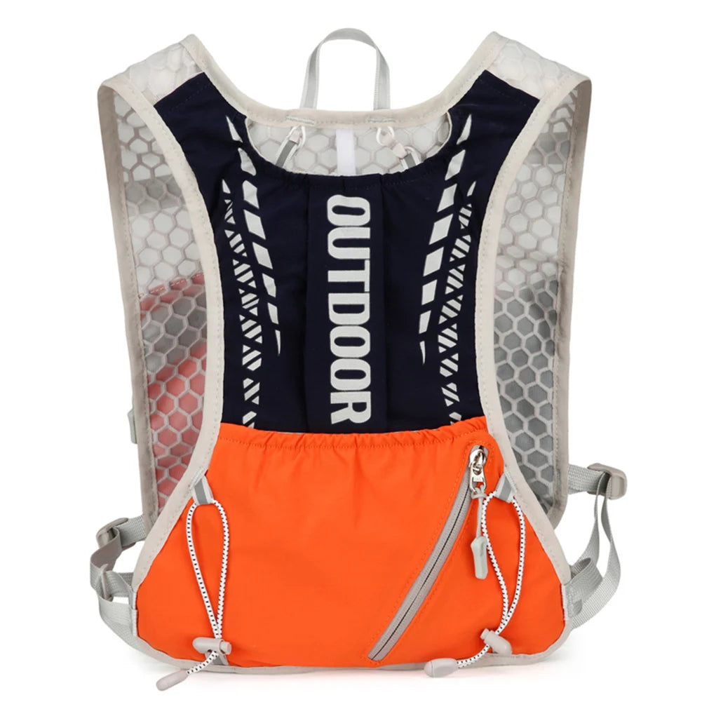 Hydration Running Vest Waterproof Water Bladder Daypack Reflective for Hiking Trail Running