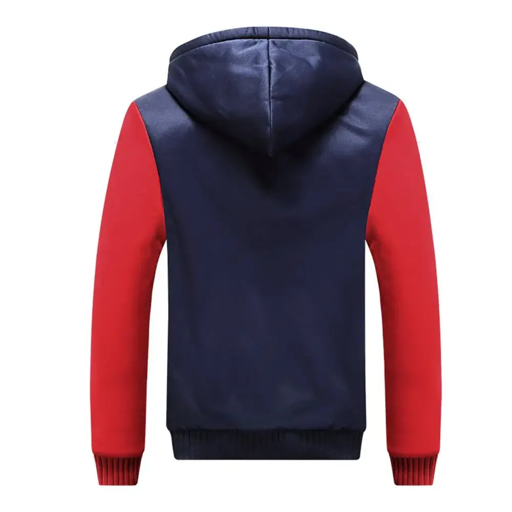 Men's Jacket Camouflage Thicken Winter Jackets for Men Fleece Long Sleeve Coat Man Casual Hoodies