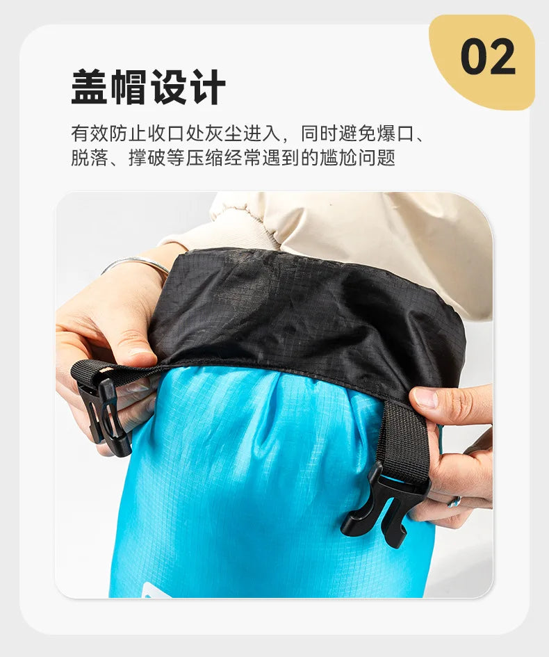 Outdoor Sleeping Bag Compression Bag Camping Travel Organizer Large Capacity Portable Compression Storage Bag for Camping Clothe
