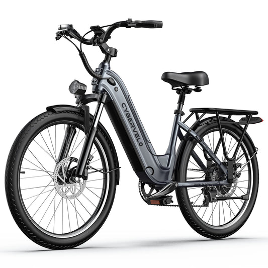 26" Electric E Bike with 7-Speed,1000 Peak, Adults,up 80 Miles Removable Battery