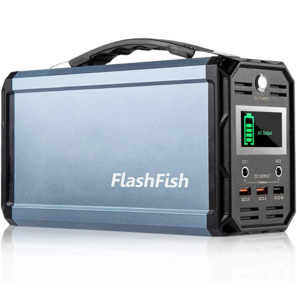 300W Solar Generator 222Wh Portable Power Station 60000mAh Rechargeable Lithium Battery Bank