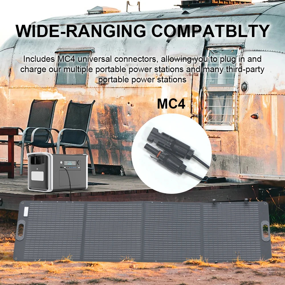 Camping Portable Power Station Solar Generator 1000W 2000W Lifepo4 Battery 220V AC Outlets Power