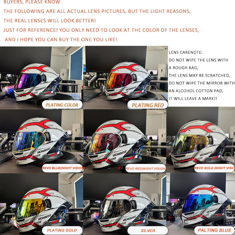 DIY modular helmetDOT Motorcycle Helmet Four Seasons Motocross Racing Modular Flip Up  Men Women