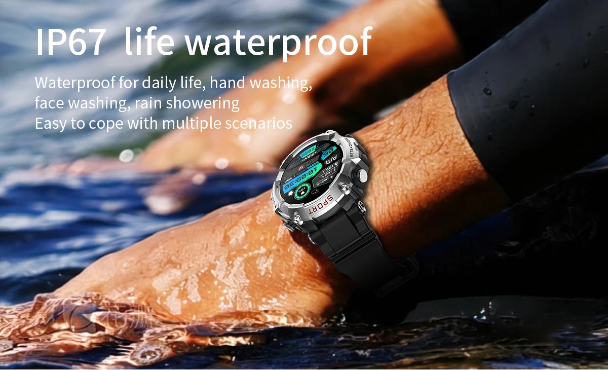 Smart Watch AMOLED Display In-Ear Bluetooth Headset Heart Rate Blood P, Oxygen Sat. Monitoring HD