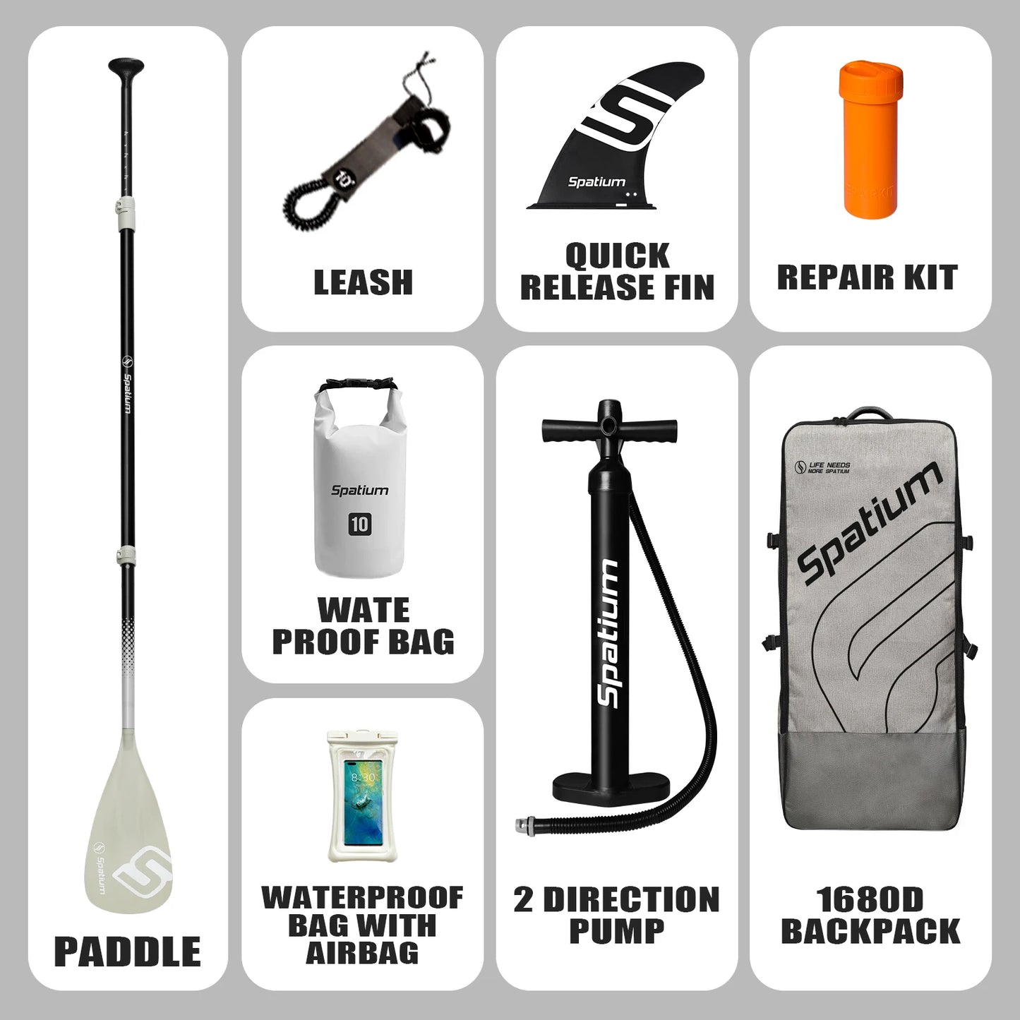 Inflatable Stand Up Paddle Board,Accessories, Anti-Slip EVA Deck, 11’5’’  Adults
