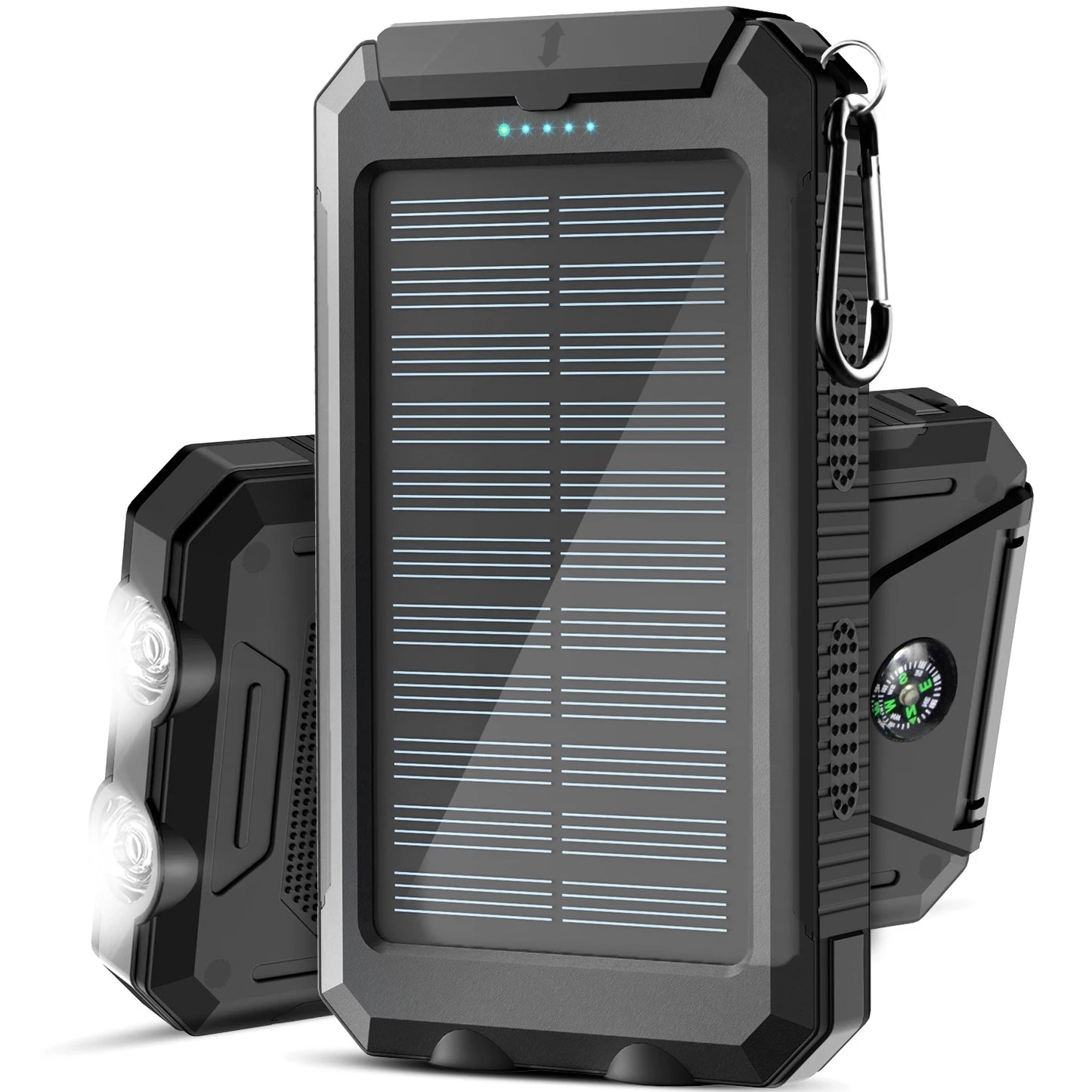 Waterproof Outdoor Solar Power Bank 38800mAh Dual USB Solar Mobile Phone Charger Solar Powerbank
