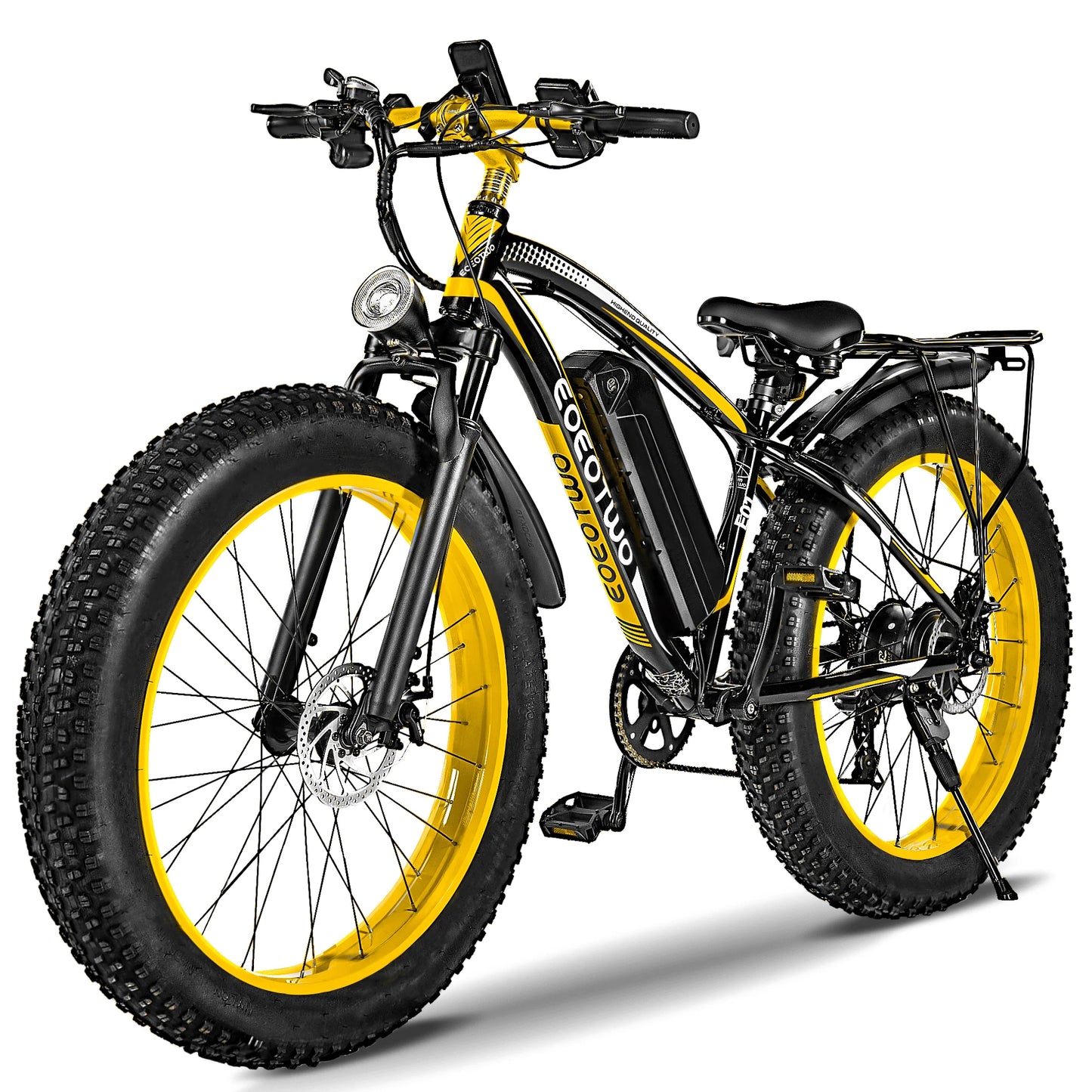 Elec.Bike Adults 1500W Peak Motor 34Mph Electric Bicycle 26" Fat Tire Mountain60Mile Range 48V 15AH