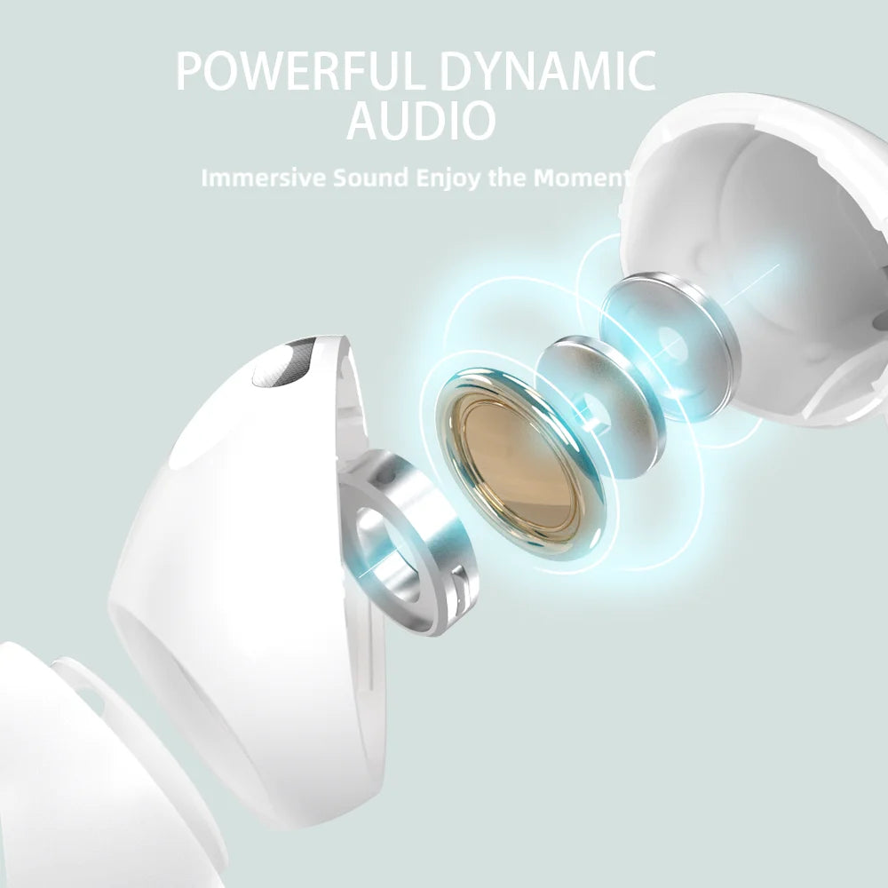 PRO 3 wireless Bluetooth earphones, heart rate monitor, ANC noise cancel microphone, stereo audio