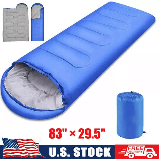 4Season Outdoor Camping Emergency Sleeping Bag WaterproofHooded Sleeping Bag Travel Gear Rest Cover