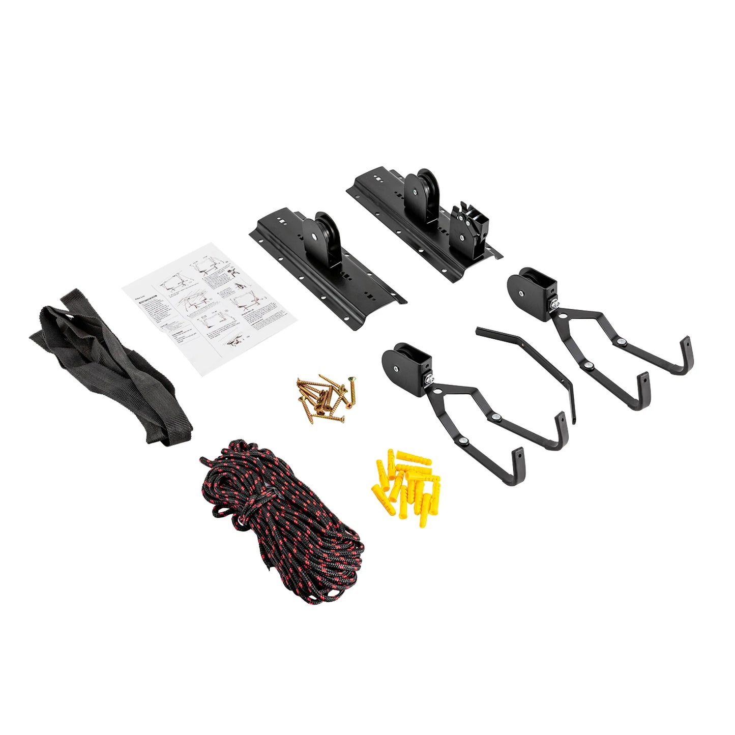 Bike Hoist for Garage Ceiling Mount Pulley System ,Bike Hangers