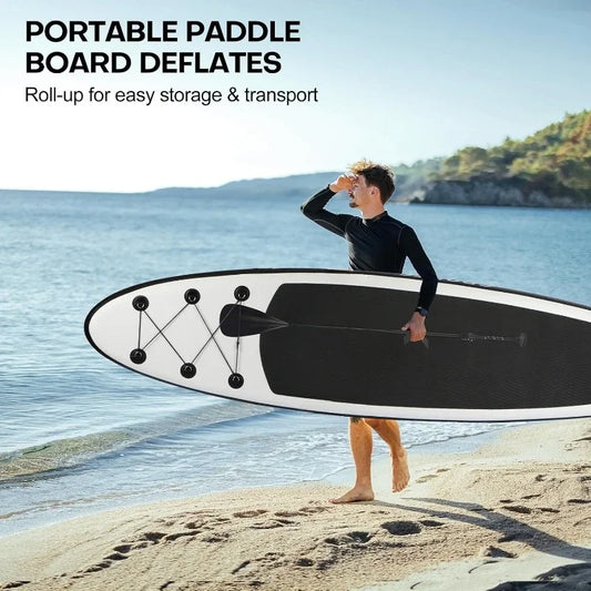 .Inflatable Stand Up Paddle Board Ultra-Light 10' × 30" × 6" ,Premium SUP Board Accessories