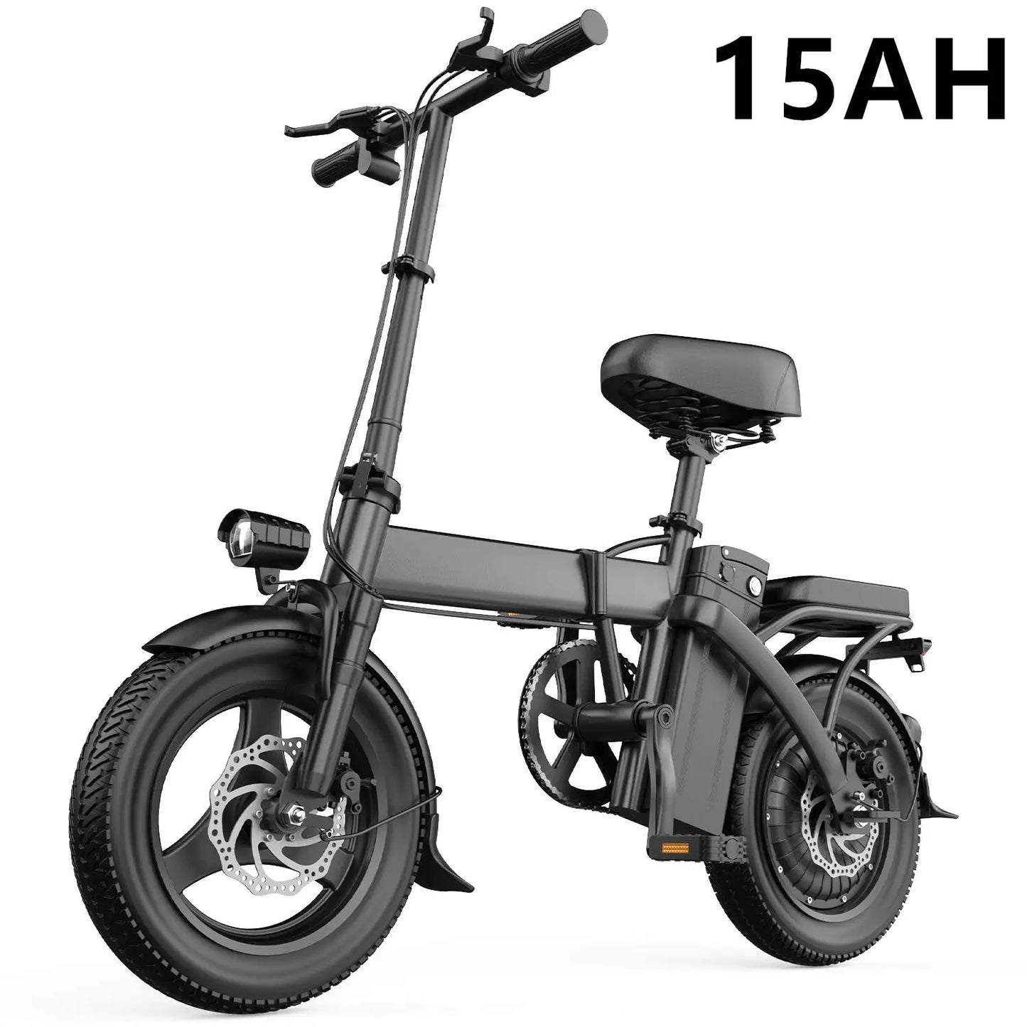 Electric Bike, Adults, Folding Electric Bike, 500W Peak Motor, 14" Tire, 48V 20AH/15AH/10Ah Battery