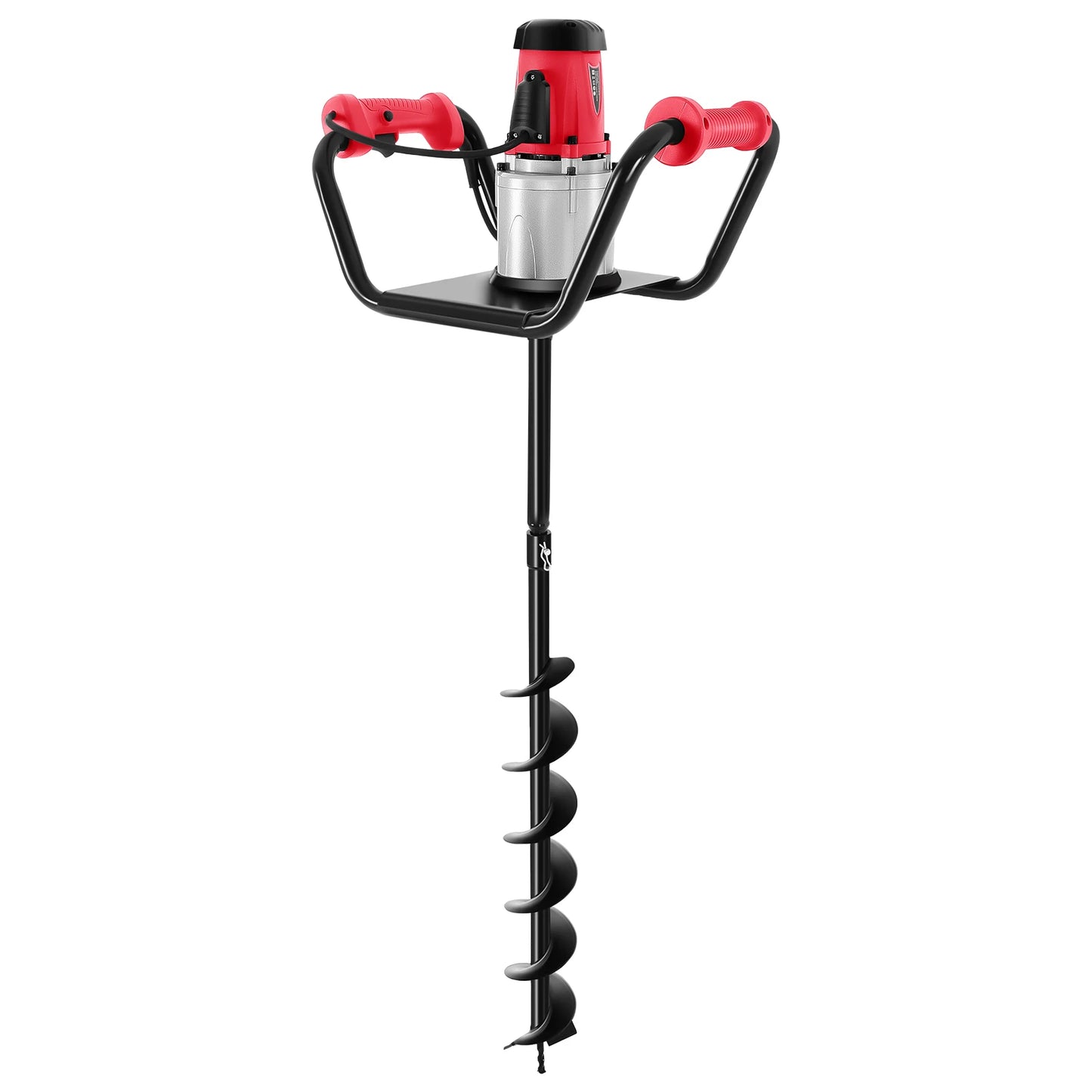 1.6HP Post Hole Digger – Powerful Soil Drill with Auger & Extension Rod for Fences, Trees, Shrubs