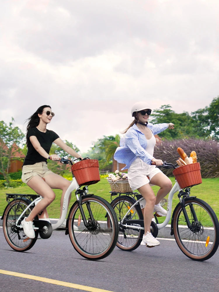 C6pro E-Bicycle Peak 500W Motor 36V15.6AH Lithium Battery Electric Bike  26 Inch city E-bike