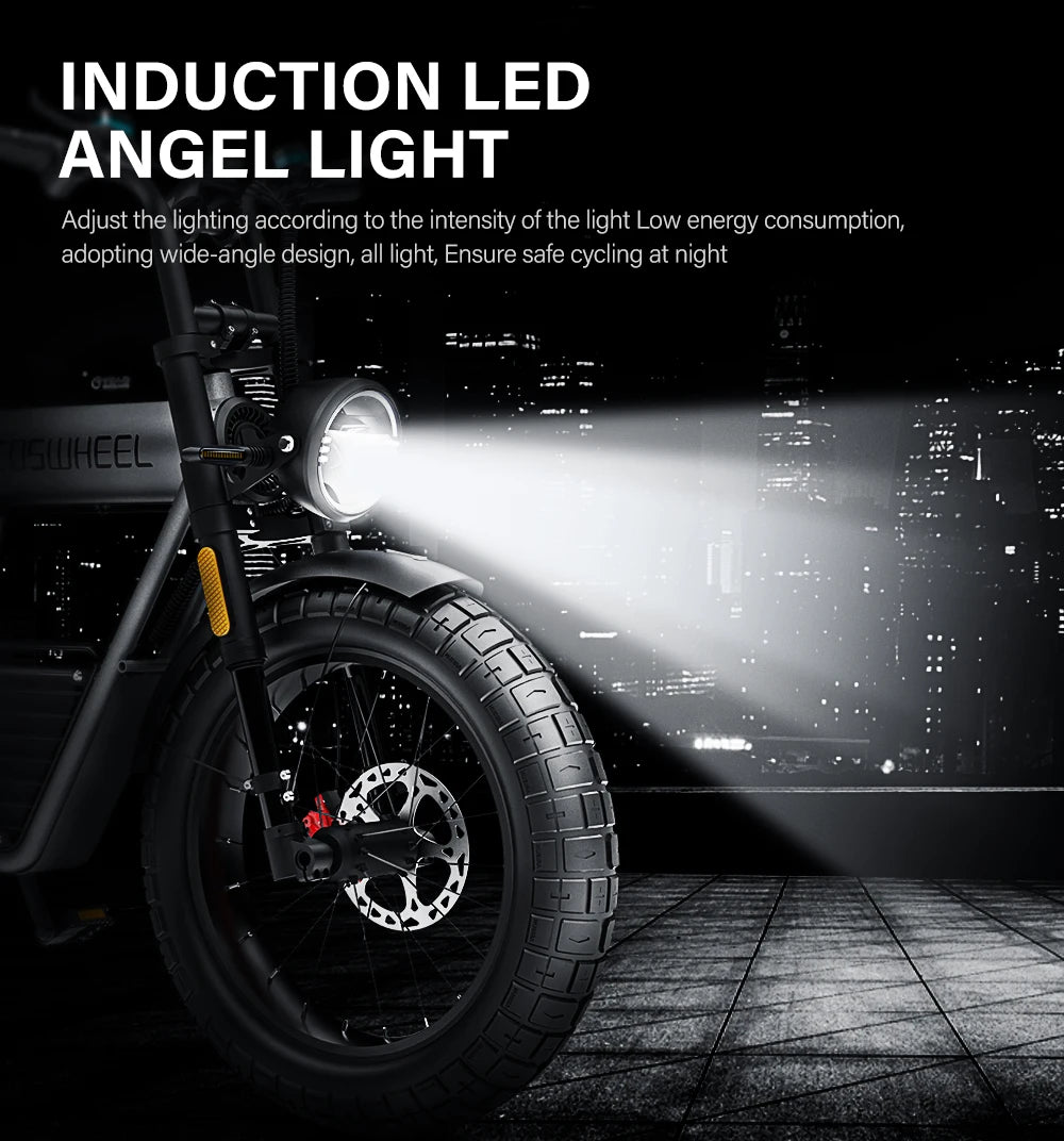 Electric Bike CT20S 2000W Motorcyle 20 Inch Fat Tire ,60V 27.5AH Bikes Adult
