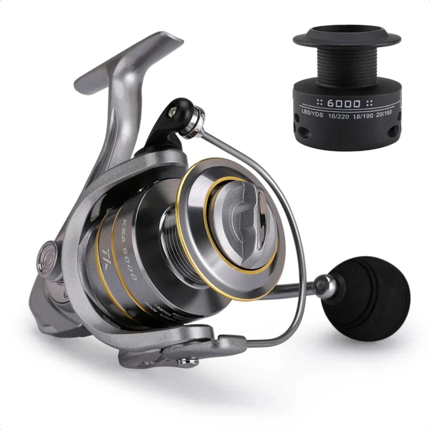 ,Double Spool,Supper Smoothly,Fishing Reel,Metal Arm,Carp Spinning Reel,Baitcasting Casting Reel