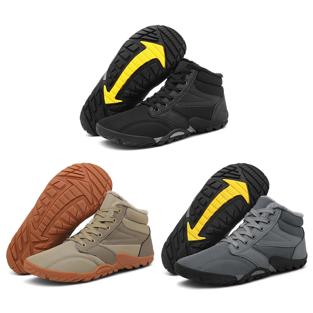 Winter Snow Boots Cold-Proof Trekking Shoes Anti slip Minimalist Five Finger Lightweight Hike Climb