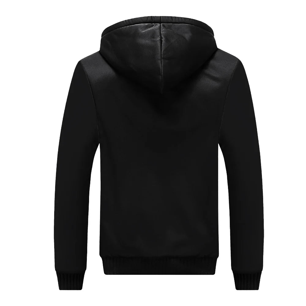 Men's Jacket Camouflage Thicken Winter Jackets for Men Fleece Long Sleeve Coat Man Casual Hoodies