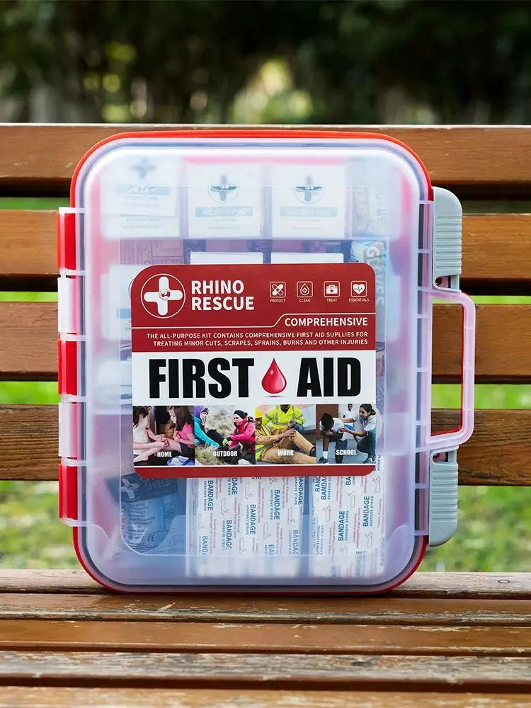 RESCUE 350 Pieces OSHA All-Purpose First Aid Kit, professional Medical Supplies,  for Emergency