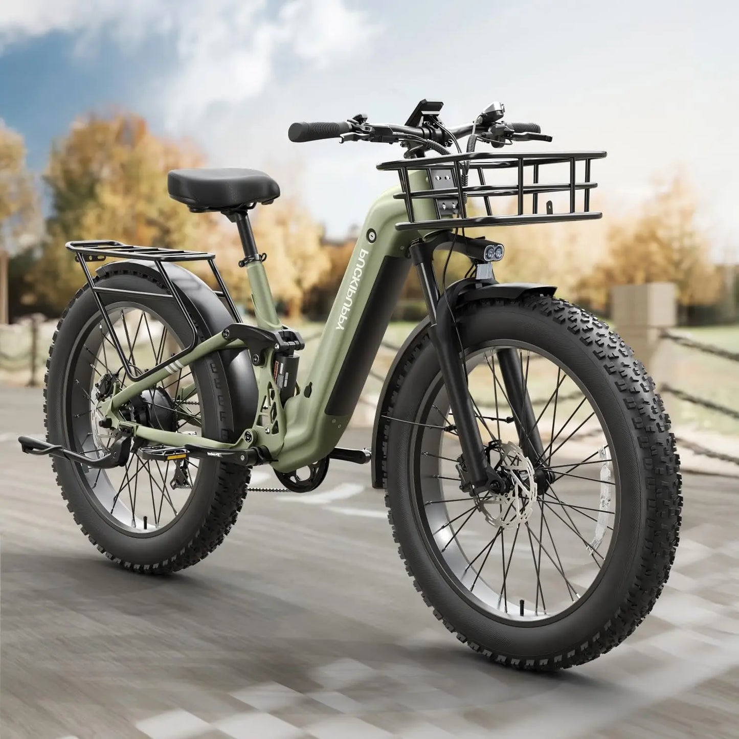 Boxer-ST E-Bike 960W 48V 20AH  26" x 4" Fat Tire Full Suspension Ebike with 2-Year Warranty