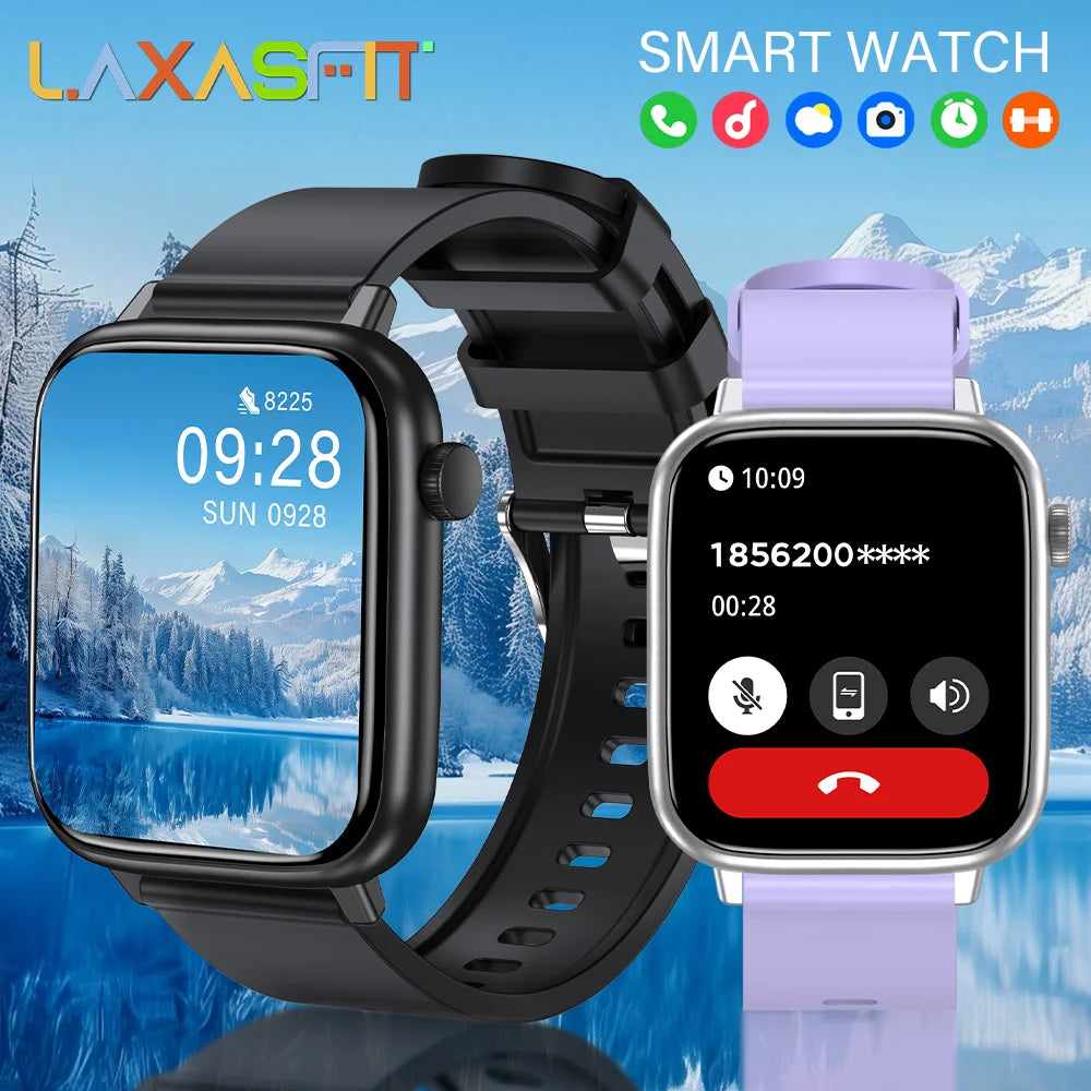New Smart Watch Bluetooth Call 24/7 Heart Rate Monitor IP68 Waterproof 100+ Sport Mode Men Women