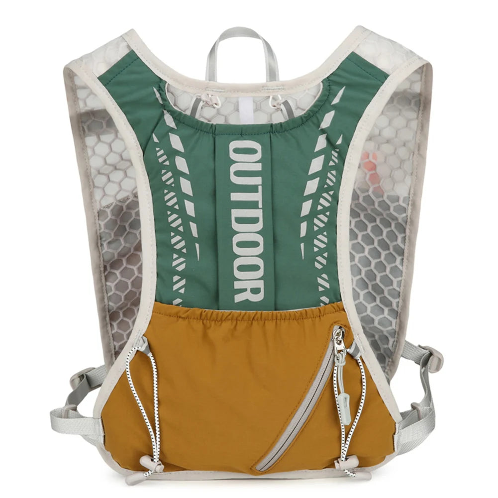 Hydration Running Vest Waterproof Water Bladder Daypack Reflective for Hiking Trail Running