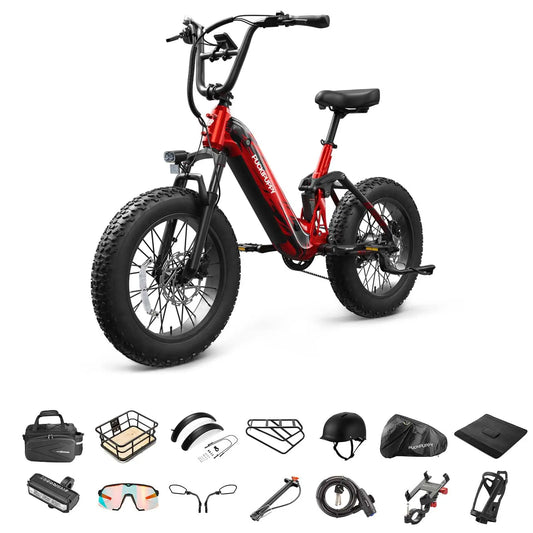PUCKIPUPPY Corgi E-Bike Mountain20'' Fat Tire 960W 48V 20Ah Full Suspension, 2-Year Warranty