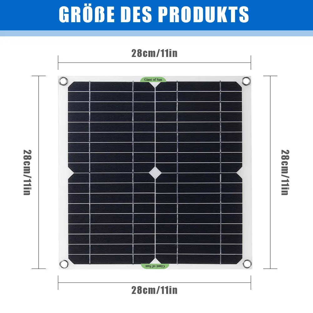 400W High-Efficiency Flexible Solar Panel 12V Solar Panel Battery Charging ControllerInverterHome