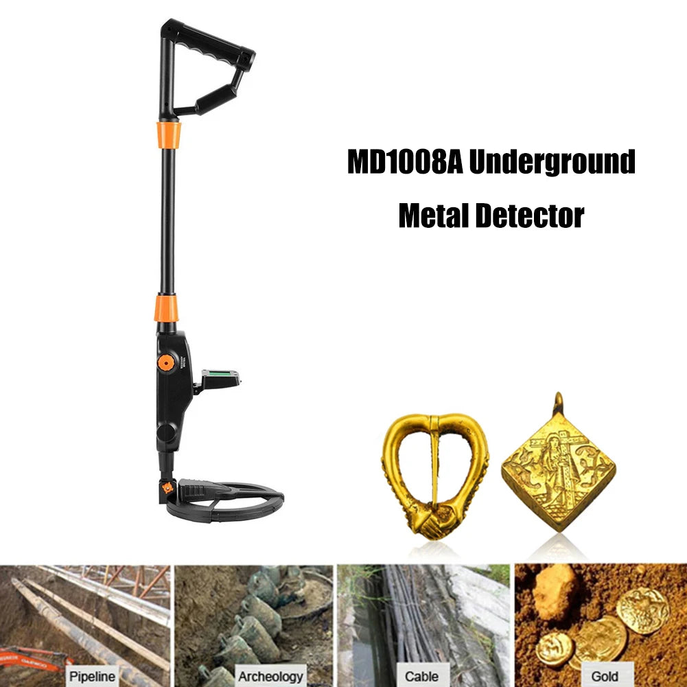 MD1008A LCD Underground Metal Detector Hunter Gold Digger Treasure Finder Seeker