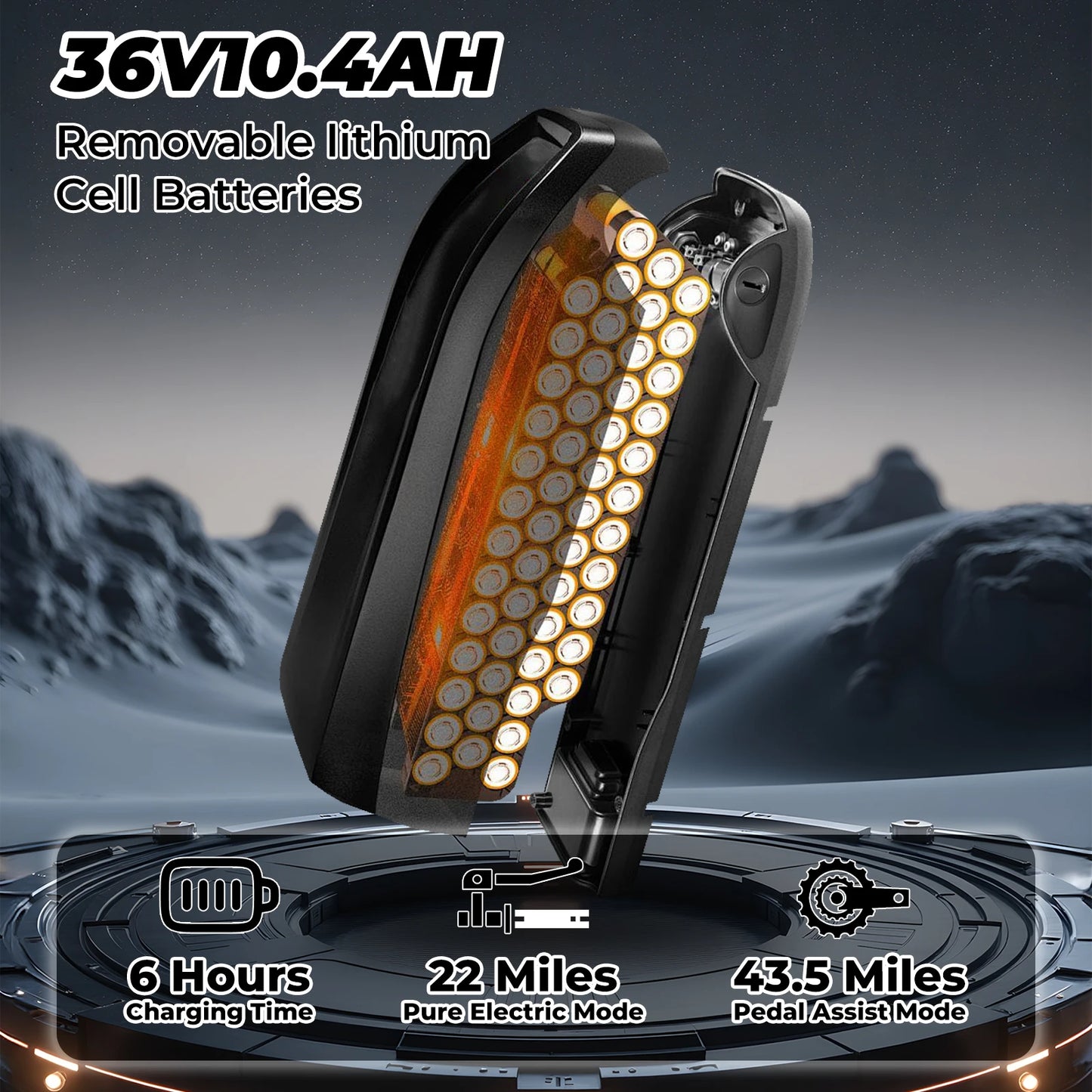 E-Bike 26" Peak 750W 20Mph 7-Speed Front Suspension With Break Lcd Display Electric Bicycle, Adult