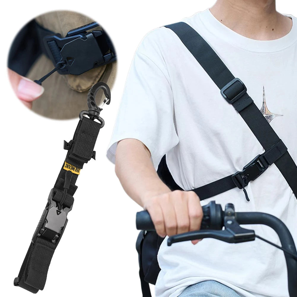 Three Point Auxiliary Backpack Stability Strap Shoulder Bag Anti Slip Stabilizer Strap hike, cycle