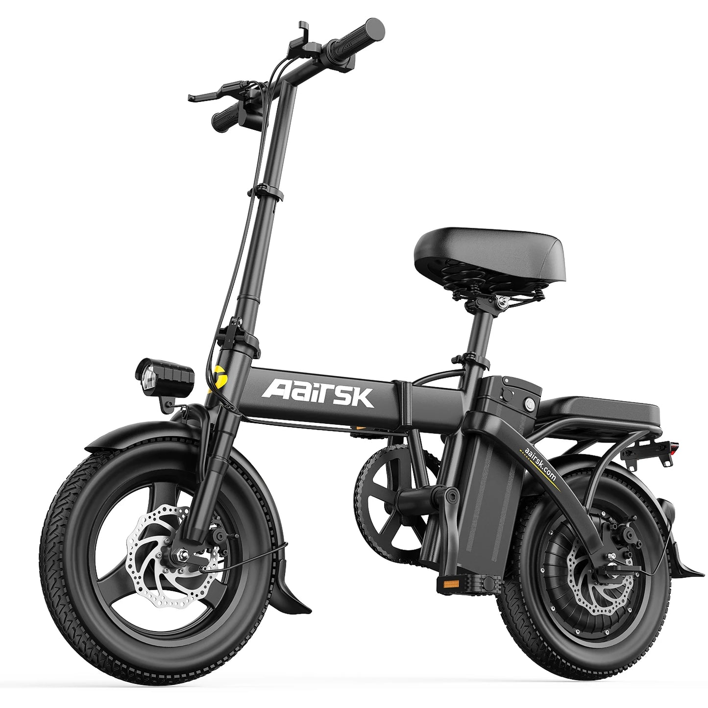 E-bike 500W Motor,14 Inch Tire Women's E-bicycle 480WH10Ah Battery