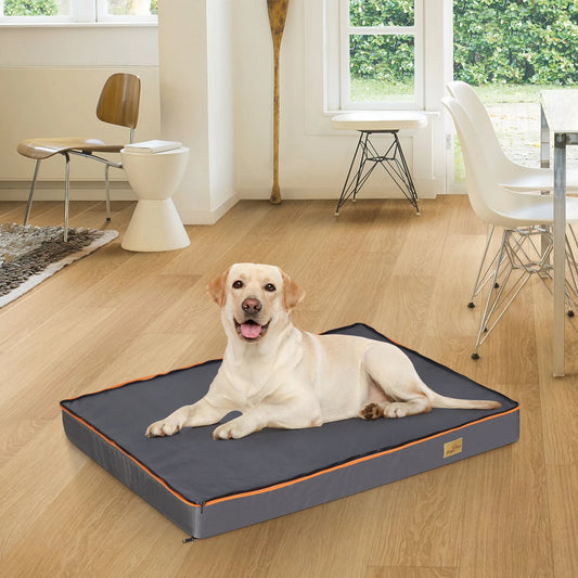 Dog Pet Bed  Large Padded Orthopedic Foam Cushion  with Washable Cover