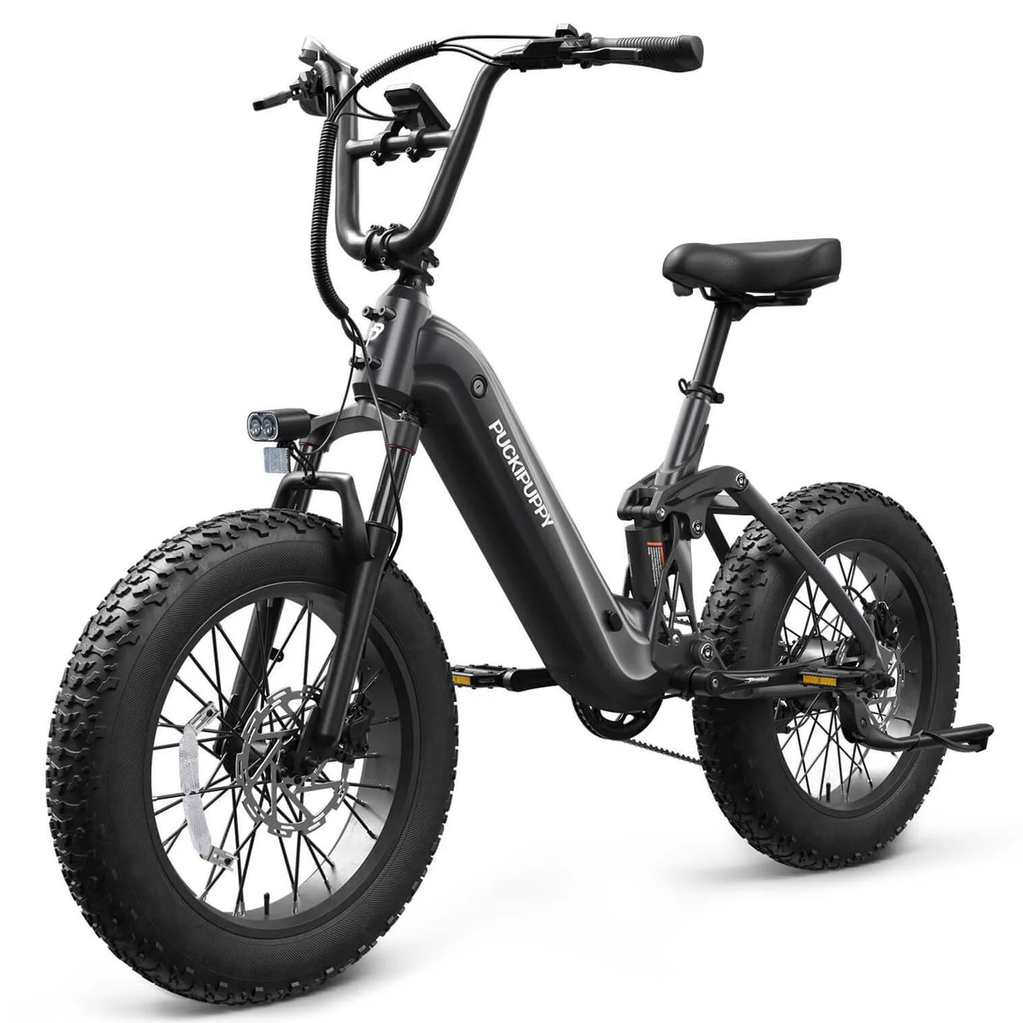 PUCKIPUPPY Corgi E-Bike Mountain20'' Fat Tire 960W 48V 20Ah Full Suspension, 2-Year Warranty