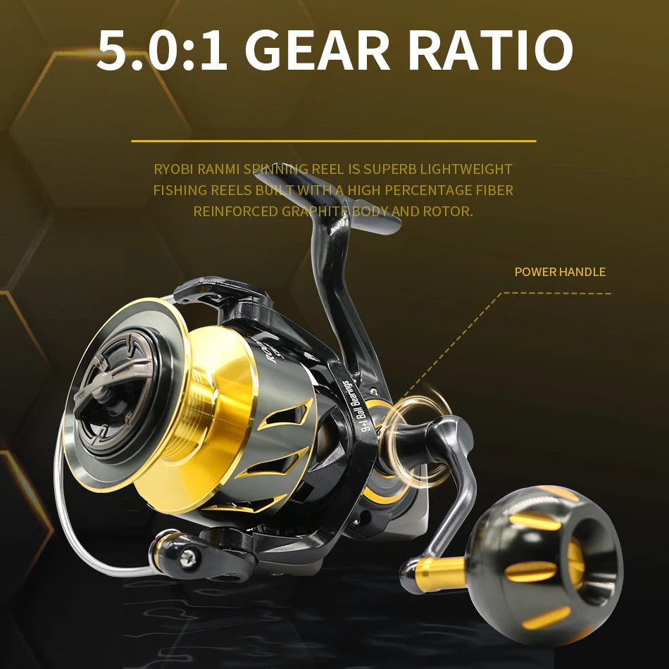 SW Spinning Reel Ultralight  Saltwater Surf Reel  5.0:1 9+1 BB Max Drag 12kg Fishing Reels Wheel