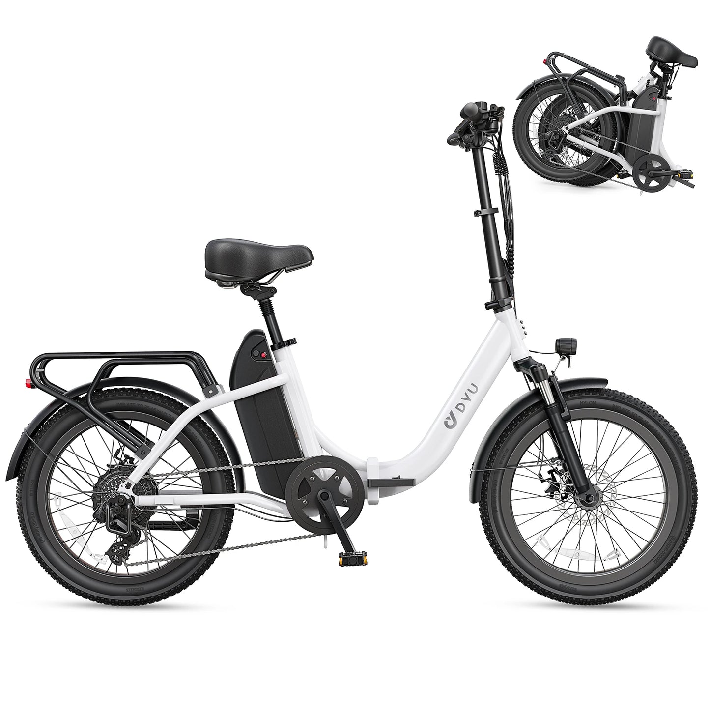 E-Bicycle Peak 1000W Motor 48V15.6AH Lithium Battery Hdraulic Brake 20*3.0 Inch Fat Tire