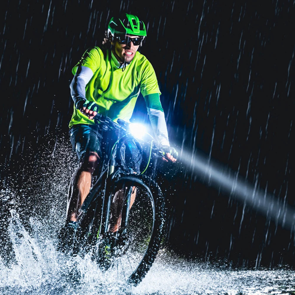 Solar Bike Front Light USB Recharge,Safety Front Lamp, Display High Brightness ,Night Riding