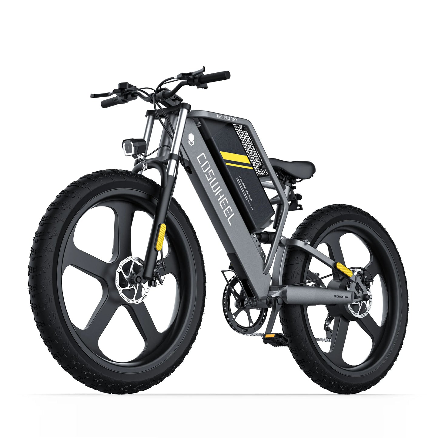 COSWHEEL T26 Electric Bike 26Inch Fat tires Mountain 1000W 48V 25AH hydraulic brake  Off Road