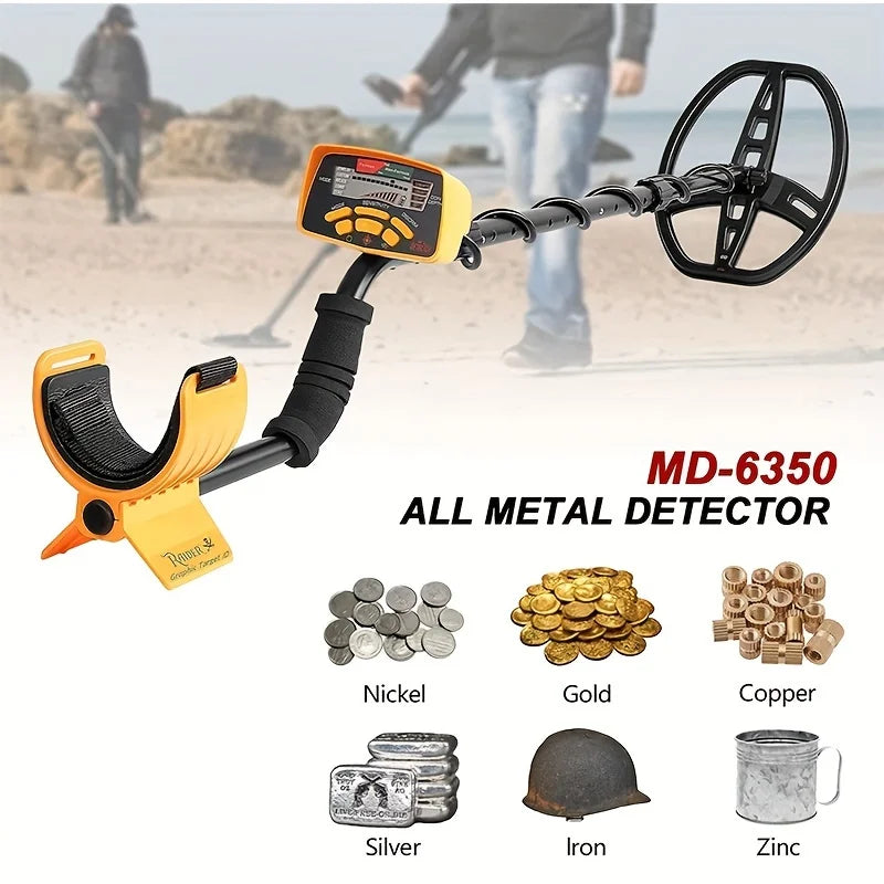 Underground Metal Detector Gold ,Treasure Hunt MD6350 Professional Detecting Equipment 2 yr warranty