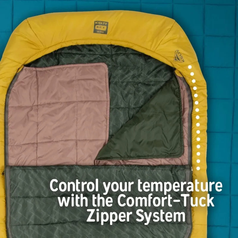 Tru.Comfort Doublewide 20 Degree Sleeping Bag – Two Person Synthetic Camping  Couples