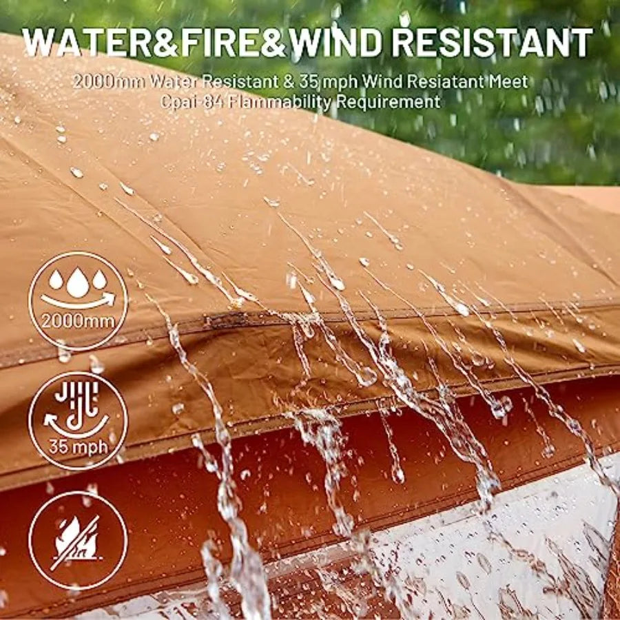 Pop-Up Weather Resistant CampHub Tent,for 4 ,Outdoor Adventures: Easy 60 Second Set-Up Portable